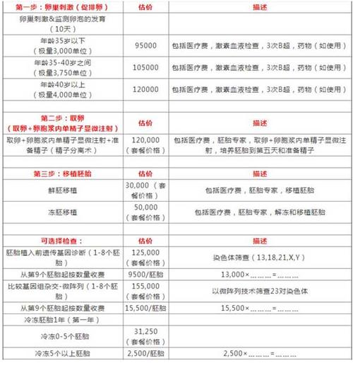 2024最新试管代怀费用表【2024最新试管代怀费用表大揭秘】